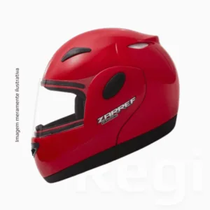 capacete taurus zarref v3 classic vermelho