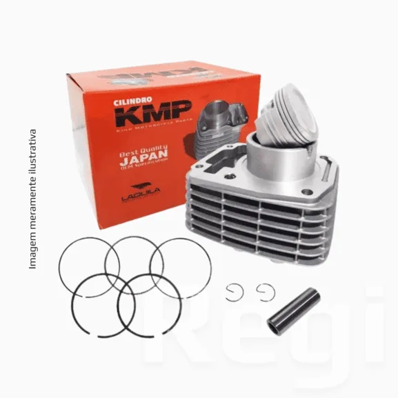 kit cilindro motor kmp titan 150/bros 06/14 p/190cc