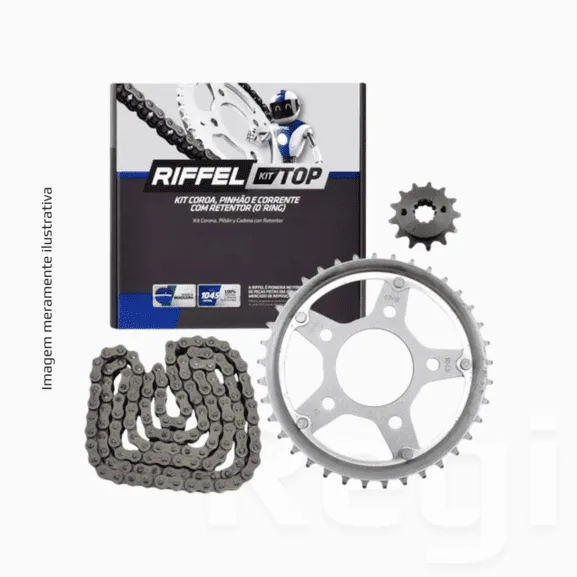 kit tração riffel honda cb 300r c/retentor