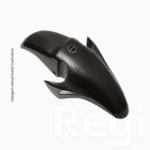 paralama sportive honda titan 150 dragon preto dianteiro