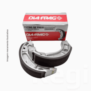 lona freio diafrag traseira honda biz/bros